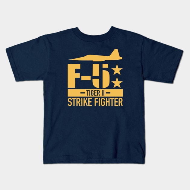 F-5 Tiger 2 Kids T-Shirt by TCP